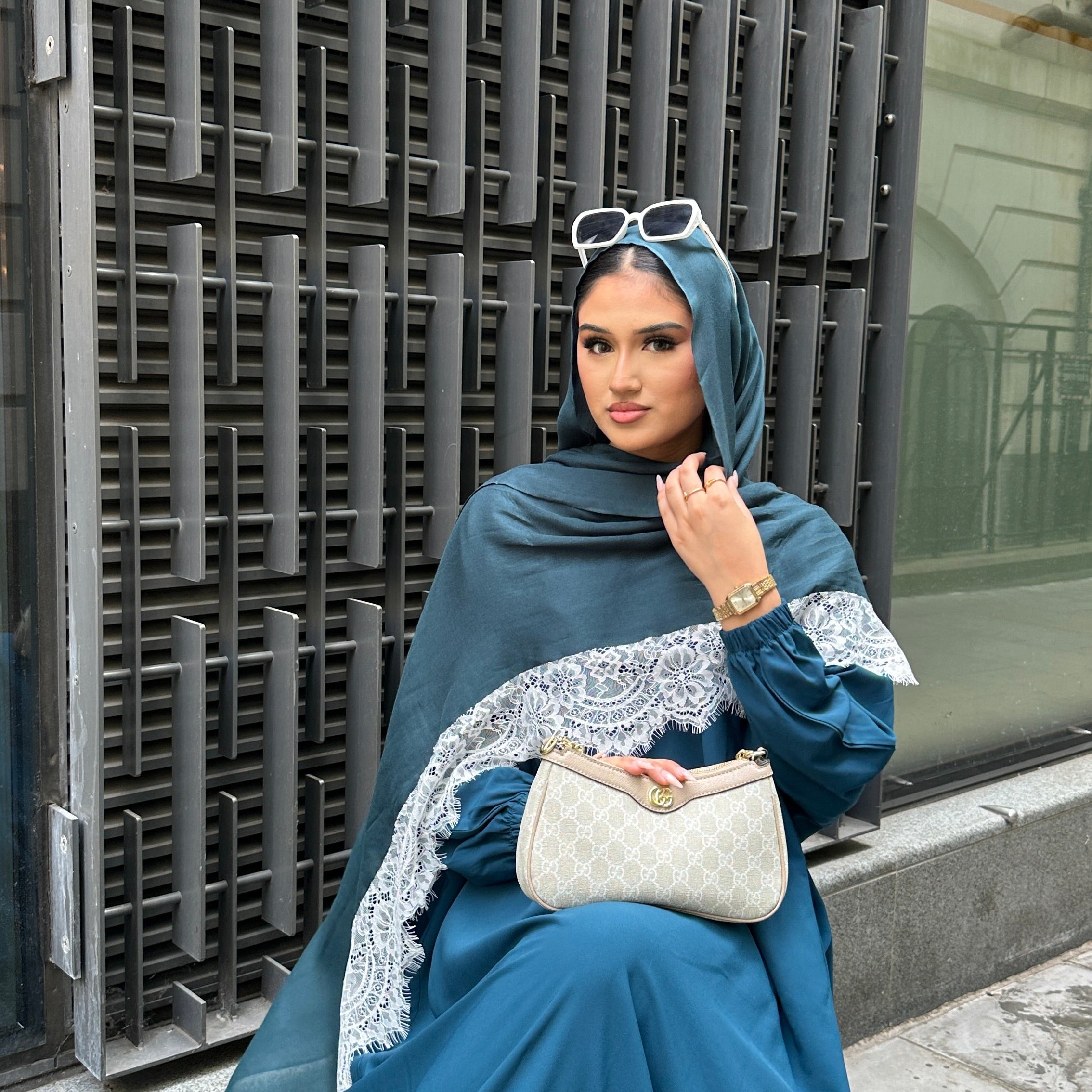 Emerald veil lace